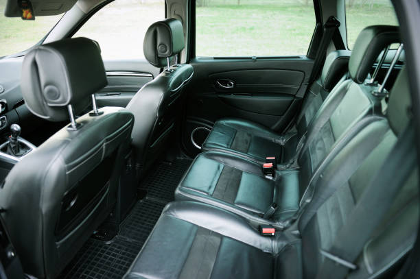 istock Leather passenger seats in the car 1304156972