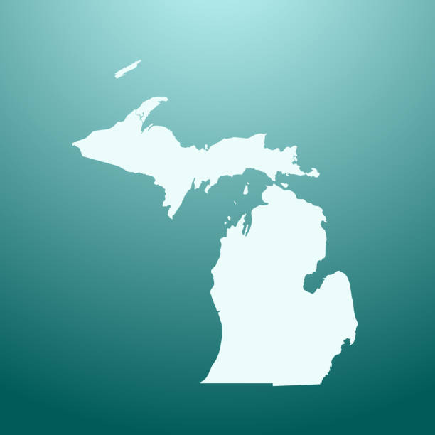 Michigan Rd Map Vector 4,900+ Map Of Michigan Stock Illustrations, Royalty-Free Vector ...