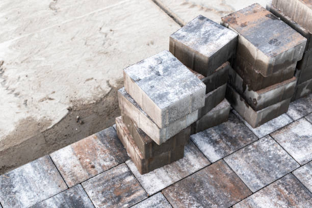 istock New paving slabs, background photo 1304169383