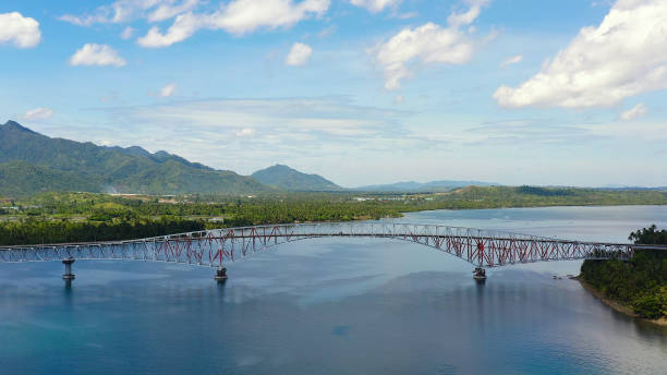 istock Samar, Philippines. The San Juanico Bridge connects Samar and Leyte Islands and is the longest bridge in the country 1304171925
