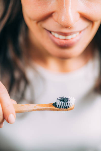 istock Whitening Teeth at Home. 1304173281