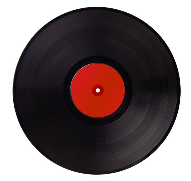 istock BIG Vinyl Record With Red Label -  Isolated. 1304174384