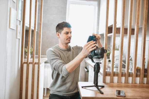 istock Home Photographer Ready For Photo Session 1304176867