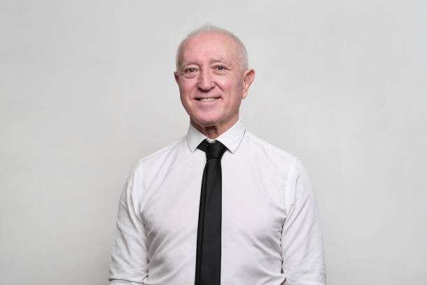 Business senior man portait
