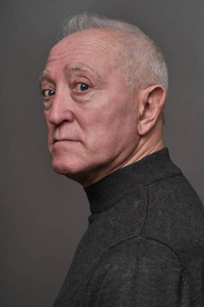 istock One senior man cut-out studio formal portrait. 1304190907
