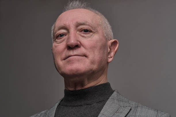 istock One senior man cut-out studio formal portrait. 1304190924