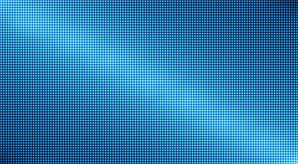 Vector illustration of Led screen texture. TV lcd display with points. Digital monitor. Vector illustration.