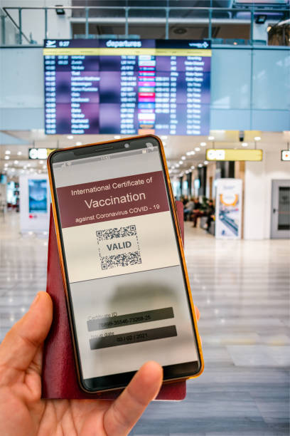 istock Travelling with Certificate of COVID-19 vaccination. 1304191822