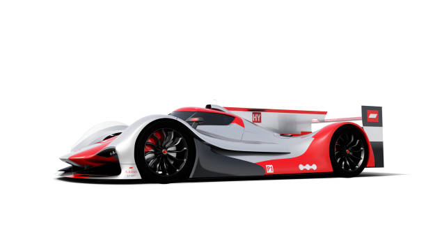 istock supercar, lemans prototype, photorealistic render, isolated on white 1304201703