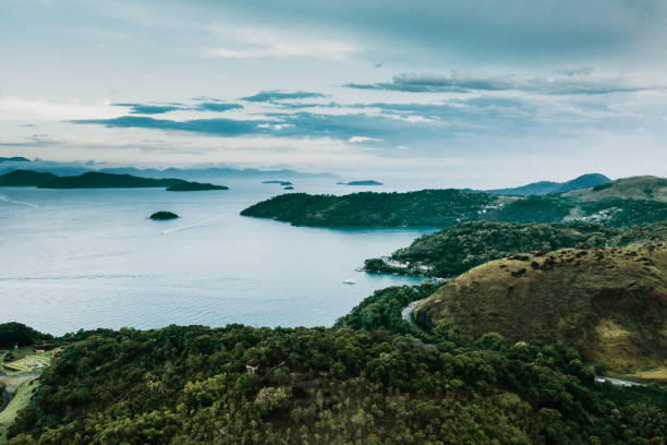 istock High angle view of Angra dos Reis in Rio de Janeiro 1304205703