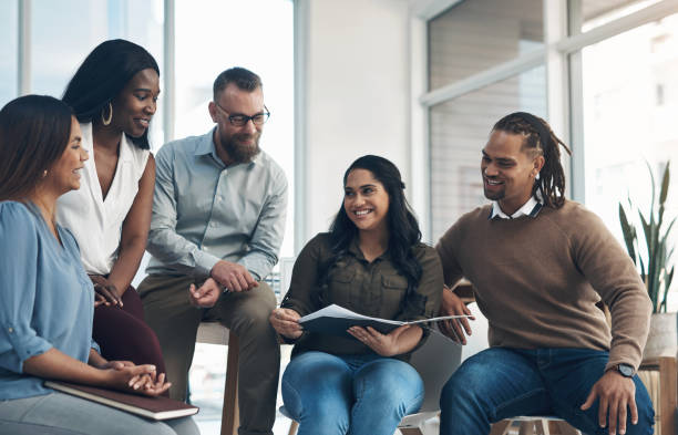 istock The best ideas are formed in a brainstorming session 1304209101