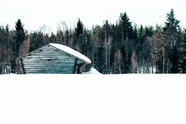 Photo of Winterland whit barns