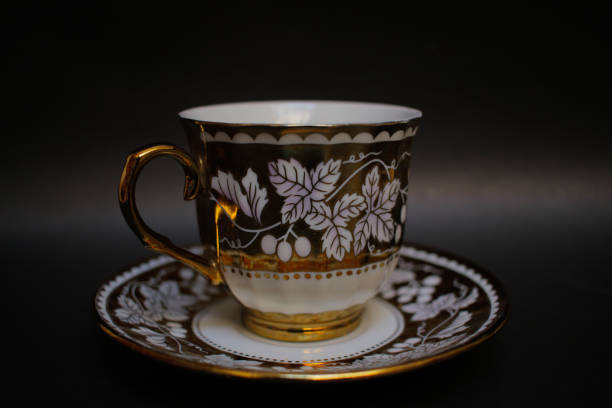 istock Portrait of engraved cup 1304217063