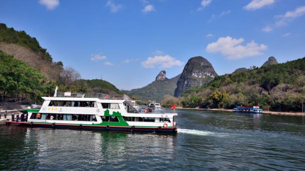 istock Karst landform scenery along the Li River(Xingping-Yangshuo) 1304223721