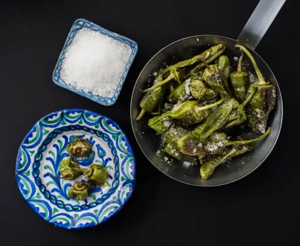 Photo of Fresh made padron peppers