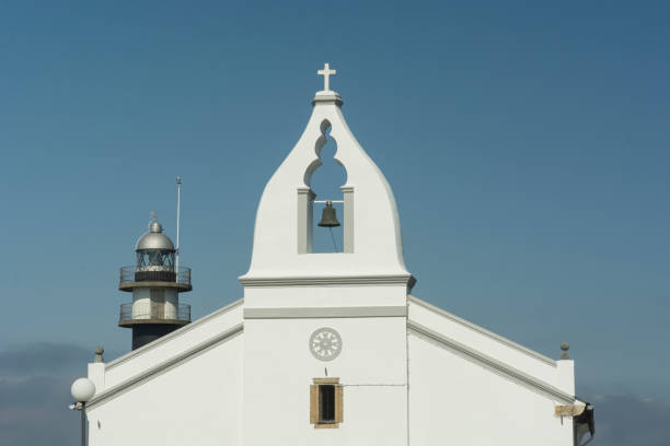 istock Chapel and lighthouse of Asturias 1304225952