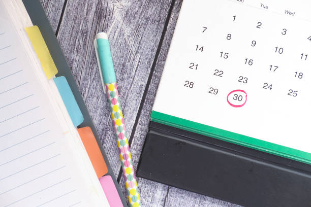 istock deadline concept with red mark on calendar date 1304231138