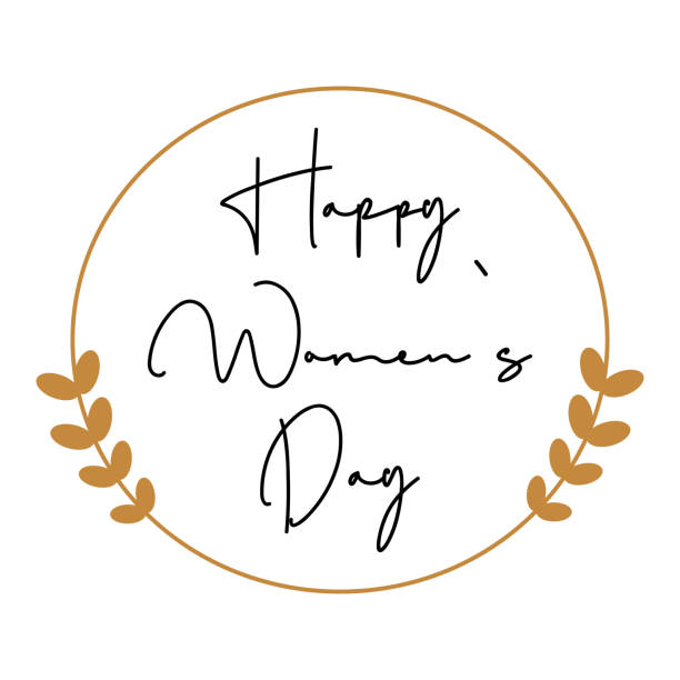 istock Happy Womens Day hand lettering vector. Spring season holidays and 8th March quotes and phrases for cards, banners, posters, mug, scrapbooking, pillow case design. 1304231884