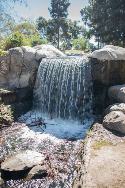 istock Small waterfall and river flows through Kenneth Hahn State Park in Los Angeles 1304232585