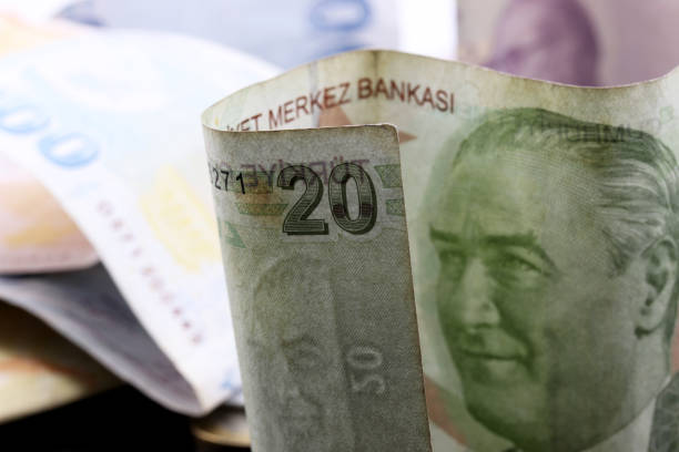 istock close-up Turkish Lira banknote on background 1304232968