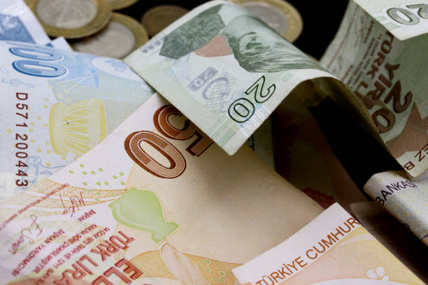 istock close-up Turkish Lira banknote on background 1304233191