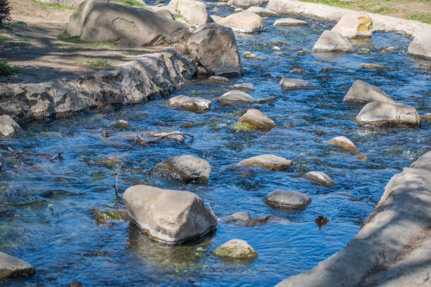 istock Small waterfall and river flows through Kenneth Hahn State Park in Los Angeles 1304233253