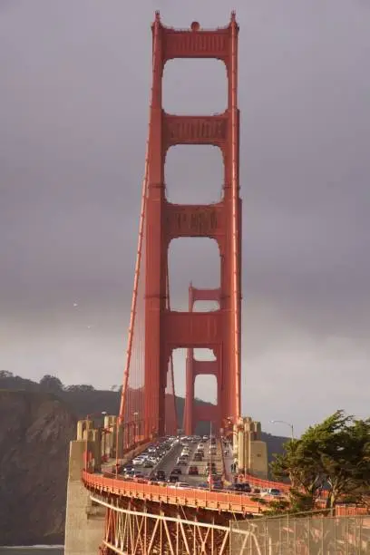 Golden Gate Bridge During a Storm