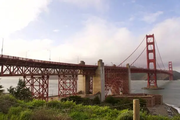 Golden Gate Bridge During a Storm