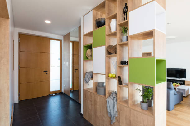 istock Entrance hall in modern house 1304236152