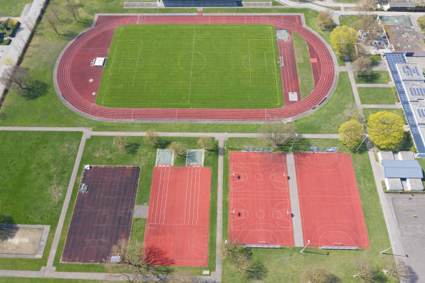 istock Sports Stadium and Fields Viewed from Above 1304237945