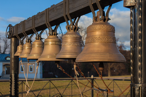 Montenegro, Budva old city, Bell from movie  The Long Ships from 1963