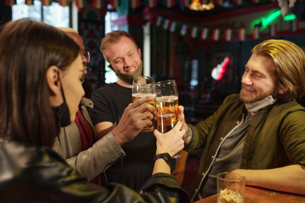 istock Friends celebrating with beer 1304242618
