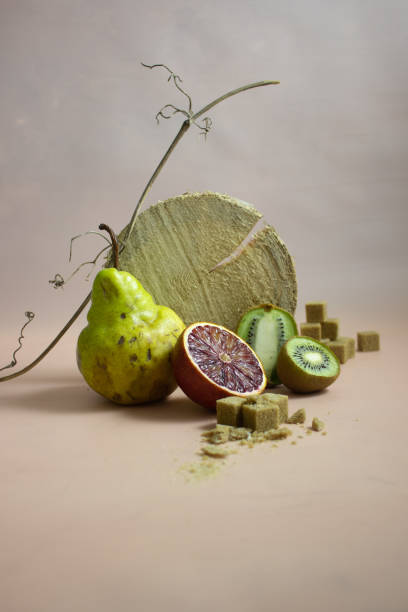 istock modern trendy still life with fruits, vegetables and objects 1304245844