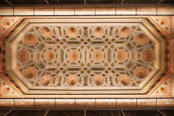 istock Ceiling of the Chapter Hall in the Cuenca Cathedral 1304250379