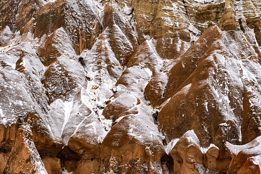 Geological formations in Cappadocia, Turkey
