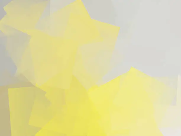 Abstract Background, White - Yellow - Gray Shapes With Color Gradient And With Spotlight, Trendcolors Springtime
