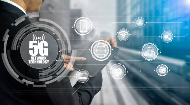 istock Advanced communication and global internet network connection in smart city 1304257865