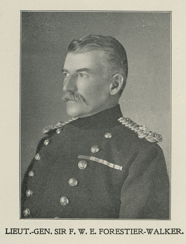 Jenderal Sir Frederick Forestierwalker Abad Ke19 Foto Stok Unduh