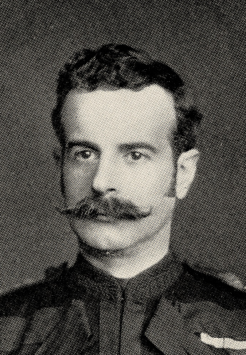 Portrait of Lieutenant General Douglas Mackinnon Baillie Hamilton Cochrane, 12th Earl of Dundonald (1852 - 1935). Vintage photo etching circa late 19th century.