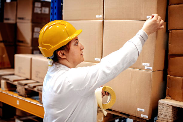istock Woman storekeeper 1304266125