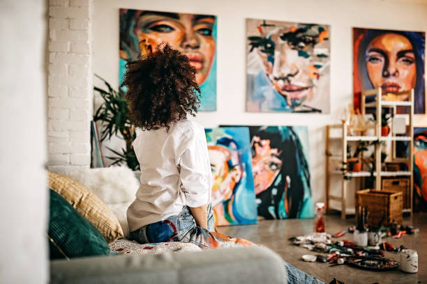istock Creative female artist 1304286329
