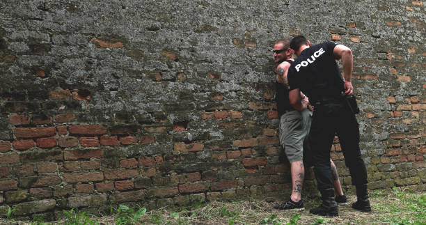 capturan a delincuente - fugitive fotografías e imágenes de stock