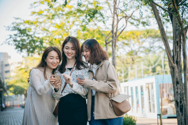 istock Asian women chatting 1304295950