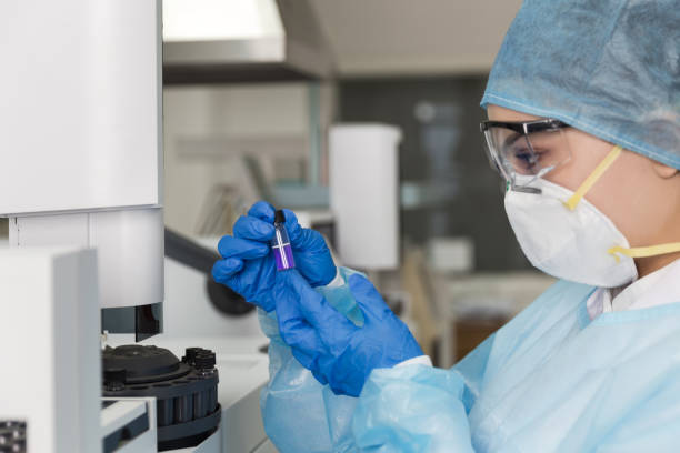 istock Female scientist working in the laboratory. 1304296696
