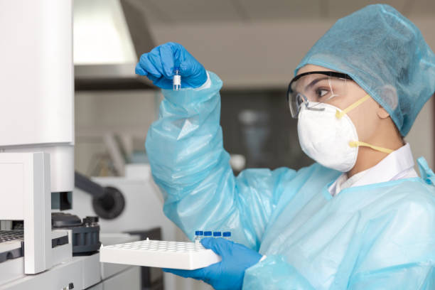 istock Female scientist working in the laboratory. 1304296698