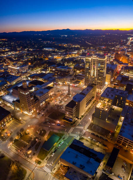 istock Downtown Asheville Sunset 1304304624