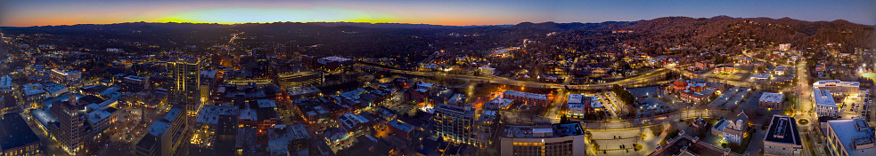 Downtown Asheville Sunset