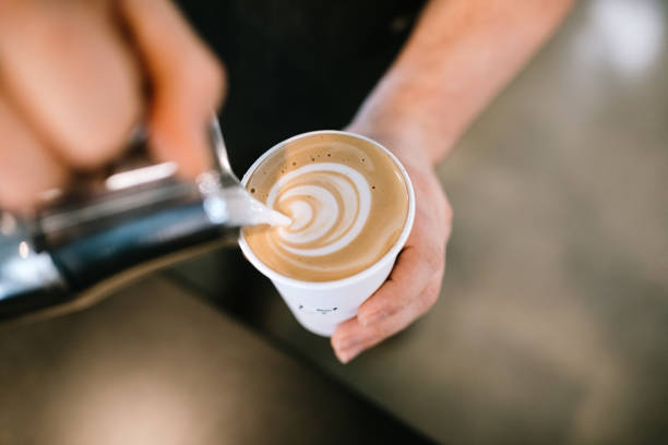 istock Coffee Shop Barista Pulling Fresh Espresso Shots 1304304669