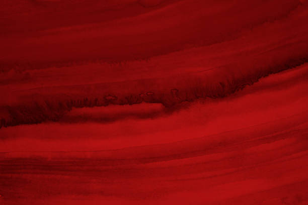 istock Black red abstract background. Hand painted watercolor. Red artistic background with copy space for design. 1304308437