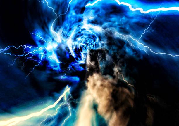 istock Abstract background swirling with eerie clouds 1304319760